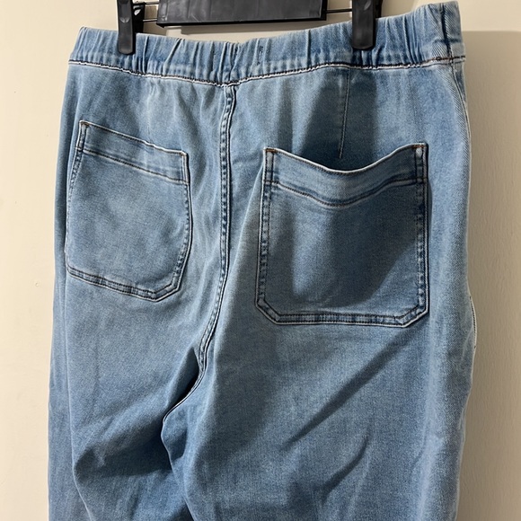 Madewell Pull-On Relaxed Jeans Beswick Wash Size XL - Picture 11 of 13
